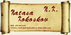 Nataša Kokoškov vizit kartica